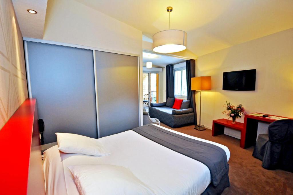 Logis Hotel Le Central Barèges Rom bilde